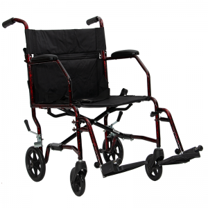 Cadeira de transporte leve de alumínio
